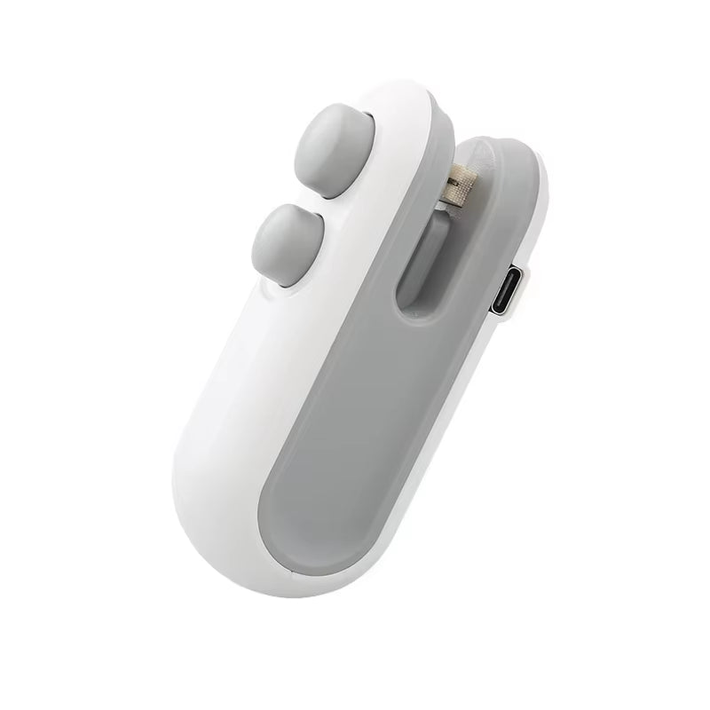 Mini Handheld Heat Sealer USB Rechargeable Food Storage Bag Plastic Packaging Machine Clip Bag Portable Food Sealer