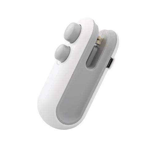 Mini Handheld Heat Sealer USB Rechargeable Food Storage Bag Plastic Packaging Machine Clip Bag Portable Food Sealer